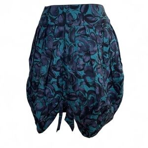 NWT Anna Sui for Anthropologie Women’s floral tulip bubble silk skirt - size 6
